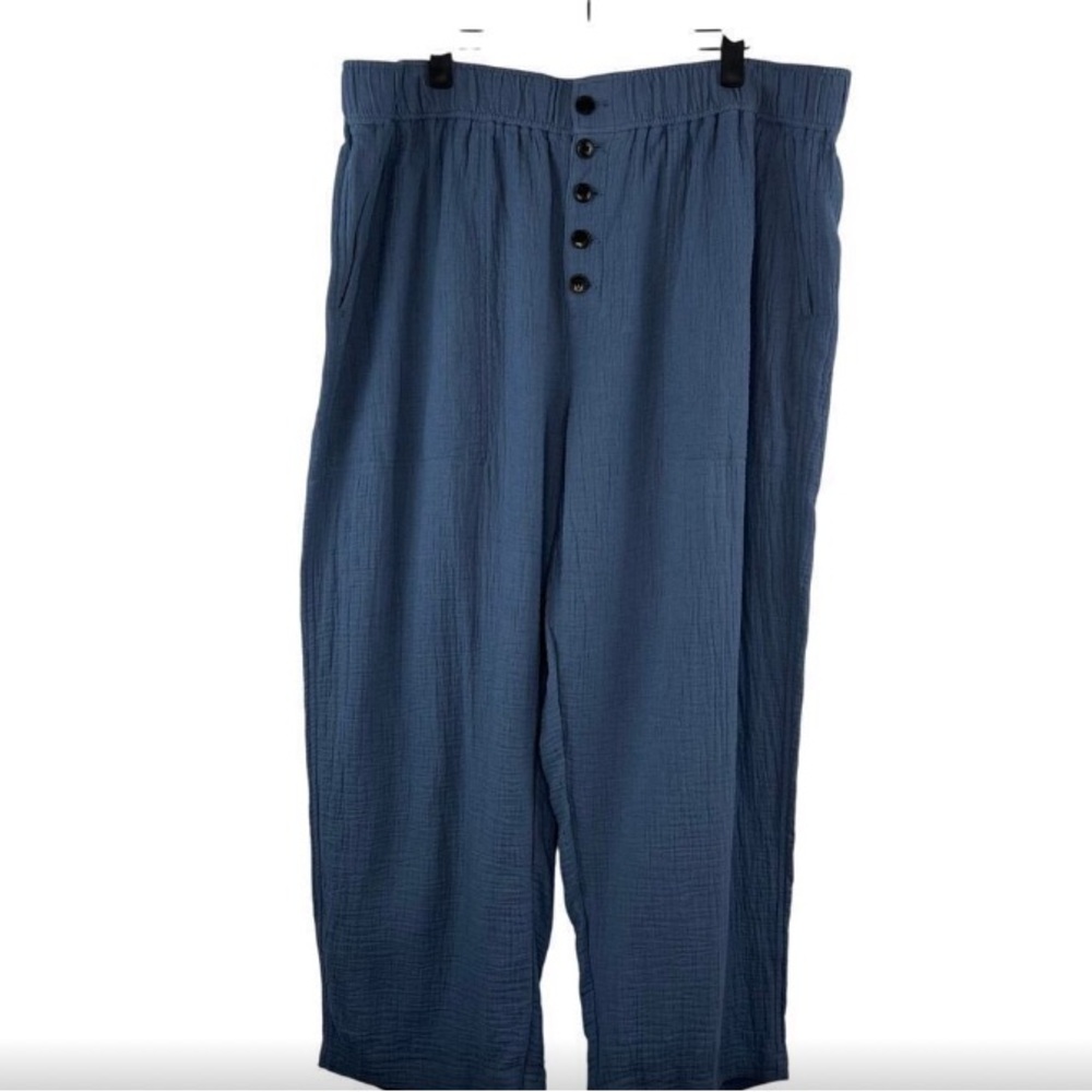 Madewell Blue Ankle Cropped Pants